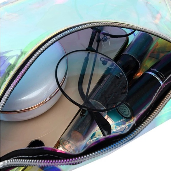 Holographic fanny pack waist belt bag - Picture 8 of 8